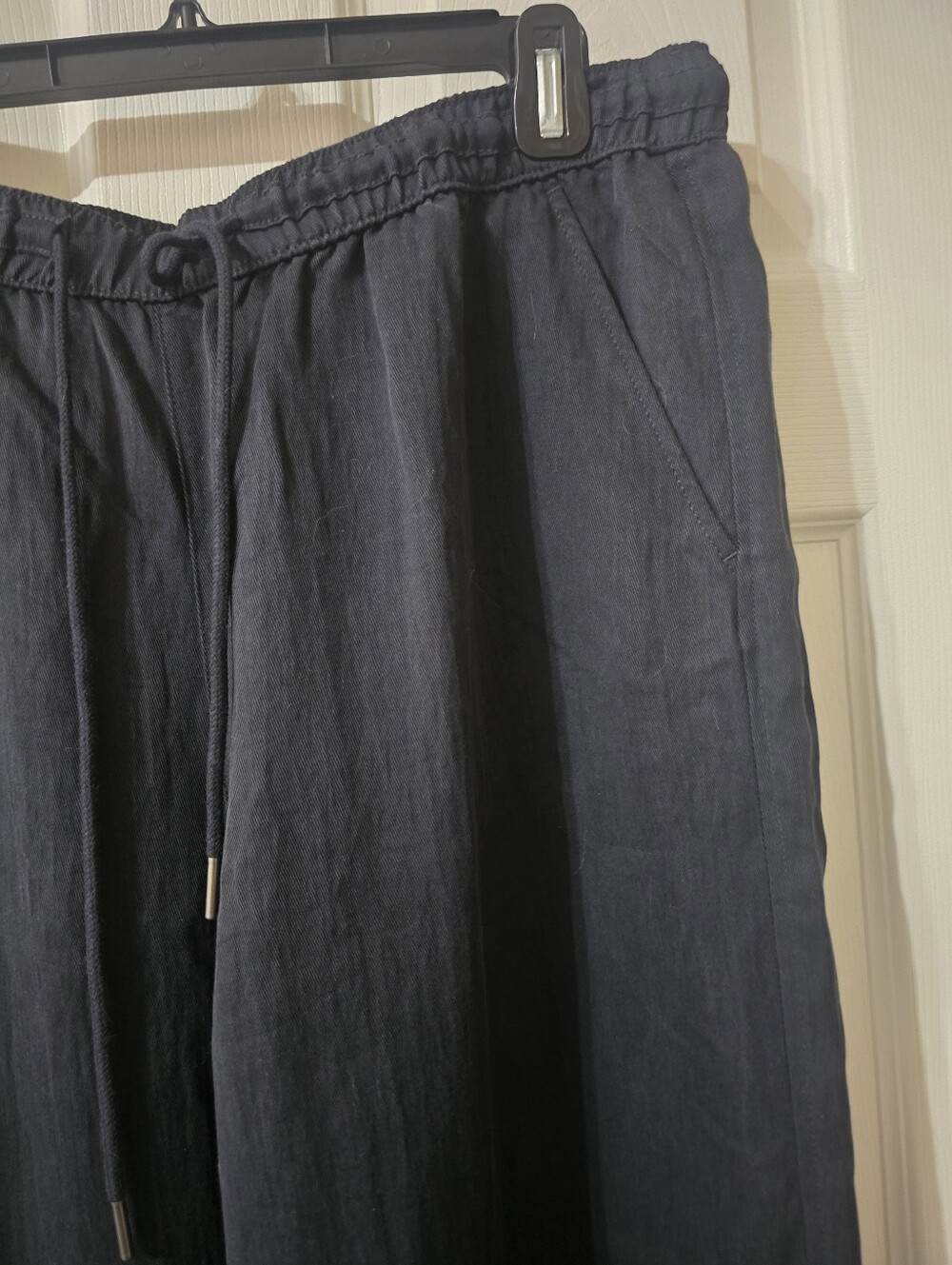 Calypso St. Barth Wide Leg Flowy Soft Lyocell Stretch Waist Loose Pull On Pants. - Picture 5 of 11
